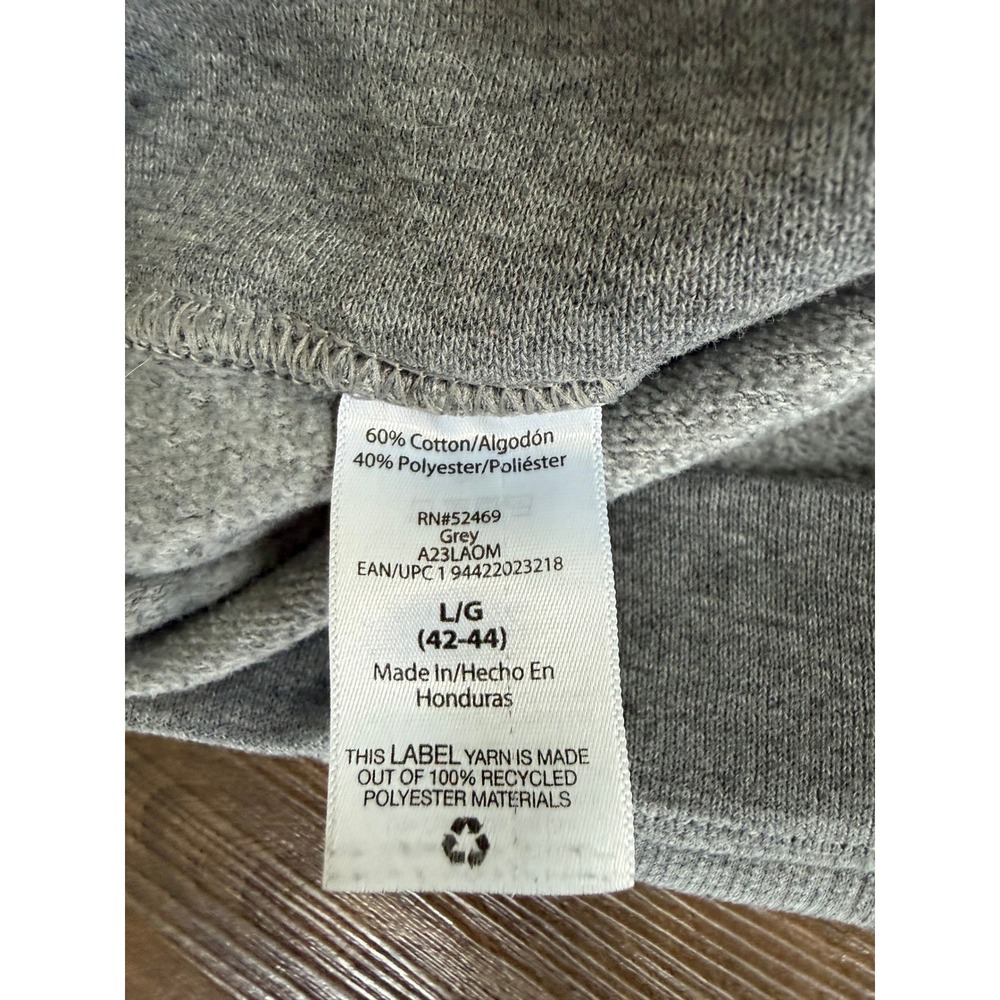 Athletic Works Mens Heather Gray Pullover Hoodie Sweatshirt Large - Picture 4 of 4